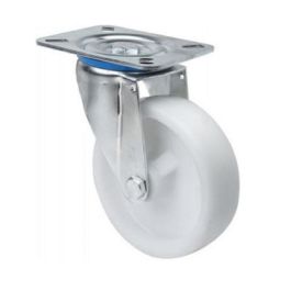 ALEX Roue Pivotante Ø125mm Nylon Plastique Avec/Sans Frein