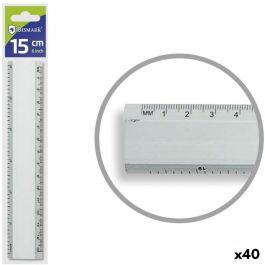 Règle Bismark Argenté Aluminium 15 cm (40 Unités) Precio: 36.7899996. SKU: B1BS83BWL4