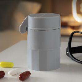 Boite à Pilule pour Couper et Broyer les Médicaments 5 en 1 Fivlok InnovaGoods