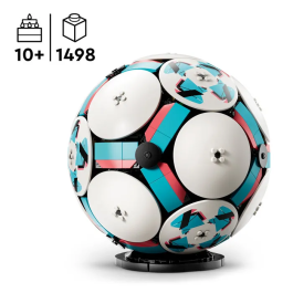 Lego 43019 - Kit de Construction Ballon de Football avec Personnage et Stade, Jouet de Collection pour Enfants de 10 Ans et Plus