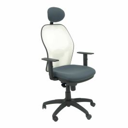 Chaise de Bureau avec Appui-tête Jorquera Piqueras y Crespo ALI600C Gris Gris foncé