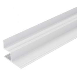 Profilé Aluminium pour Bande LED, Installation Plafond, Diffuseur Opal, 1 Mètre