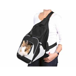Sac à dos pour animaux de compagnie Trixie Savina Noir Gris Polyester 30 × 33 × 26 CM