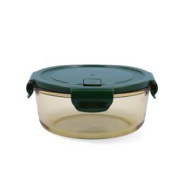 Recipiente Redondo Hermético Vidrio Infinity Bidasoa 18x7,6 cm, 97 cL