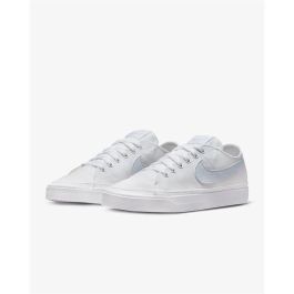 Baskets Casual pour Femme Nike Court Legacy Canvas Blanc