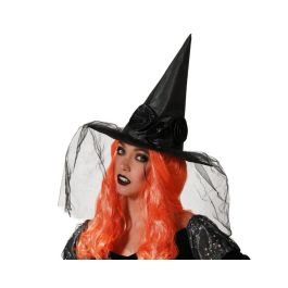 Sombrero De Bruja Chapeau de Sorcière avec Roses Noires et Voile - Déguisement Halloween Élégant et Gothique Precio: 11.4999996. SKU: B16B75N4WY