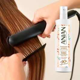 Anian Protecteur Thermique Filtre Raisin 250 ml - Protection 220°C, Filtres UVA/UVB, Anti-frisottis, Cheveux Brillants et Doux