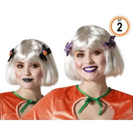 Pack de 4 Pinces à Cheveux Halloween avec Détails de Paillettes - Accessoires de Coiffure Bleus Precio: 1.428. SKU: B1JTSAEN36