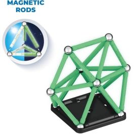 GEOMAG Jeu de construction magnétique EcoFriendly 42 pièces, brille dans le noir