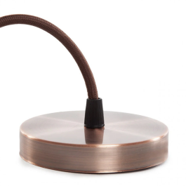 Suspension E27 avec Câble 1000mm Tissu - Rosetón [SC-MPL020]