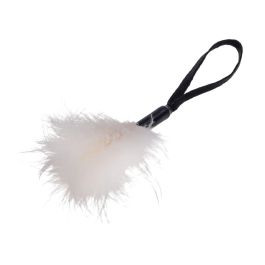 Chatouilleur à plumes Sportsheets Peaches 'n CreaMe Blanc