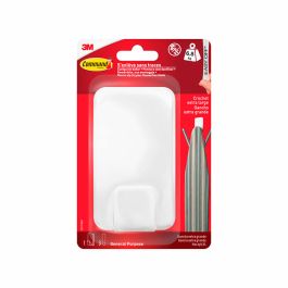 Crochet pour suspendre 3M 6,8 kg Blanc Plastique (1 Unité)