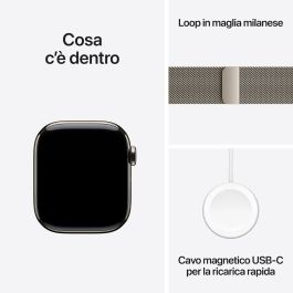 Montre intelligente Apple MF8P4QL/A Titane 42 mm