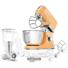 Sencor STM 6353OR - Robot pâtissier multifonction 1000 W avec bol inox 4.5 L, hachoir à viande, machine à biscuits et 8 accessoires - Orange Precio: 277.62. SKU: B1G8JB9329