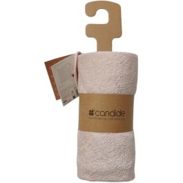 Candide Serviette de bain XXL pour parents et bébés - 100x100 cm - Rose