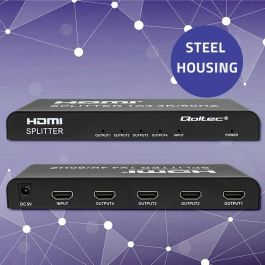 Switch HDMI Qoltec 51799 Noir