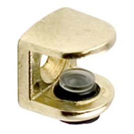 HERRAJES ALK Support Étagère Cristal Filo Zamak Finition Laiton Réglable pour Verre 5-8mm Precio: 3.7899996. SKU: B14XWGVH83