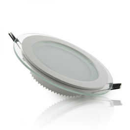 Downlight LED Rond Cristal 12W 1200Lm 2700K Blanc Chaud Ø160mm GR-MB01-12W-WW