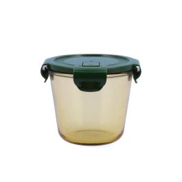 Recipiente Redondo Hermético Vidrio Infinity Bidasoa 13,7x11,5 cm, 70 cL