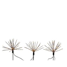 Set de piquets LED de jardin Lumineo Feux d’artifice Noël 220 V MicroLED 3 Pièces Precio: 40.59. SKU: B12SRNXJFZ
