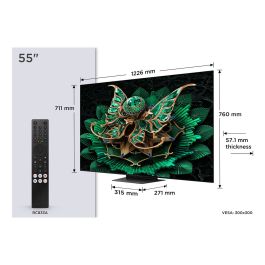 TV intelligente TCL 55C7K 55" 4K Ultra HD HDR QD Mini LED