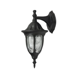RABALUX Applique d'extérieur Milano 1xE27 IP43 Noir Métal Verre Classique RAB-8341