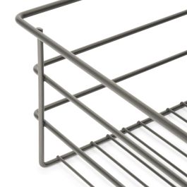 Emuca Kit tiroir en fil métallique et rack ajustable Quartz pour armoires, glissières extension totale et à fermeture douce, Module 80cm, Finition Titane