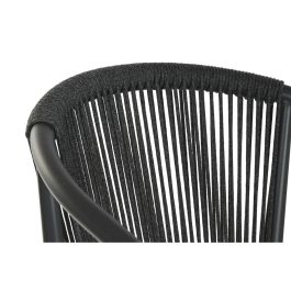 Tabouret Home ESPRIT Aluminium rotin synthétique 57 x 61 x 108 cm