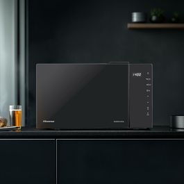 Micro-ondes avec Gril Hisense H23MOBS5HG4 Noir 800 W 23 L