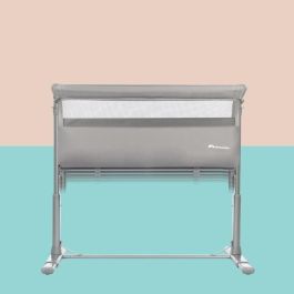 BEBECONFORT Zina Berceau Pliable Bebe & Cododo, 0-6 m (0-9 kg), 5 Positions de Hauteur Réglables, Matelas Inclinable, Mineral Grey