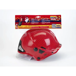 Klein Casque de pompier F1 rouge, visière rétractable, protecteur de cou - AUC4009847089014