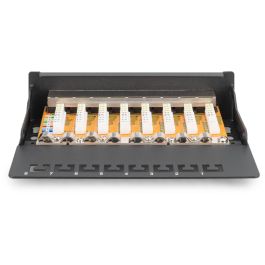 DIGITUS Patchpanel 1HE 8-Port Cat6 geschirmt schwarz