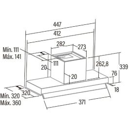 Hotte de cuisine Cata ARMONIA45X
