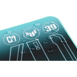 ASUS TUF Gaming P1 Hatsune Miku Edition - Tapis de souris gamer en tissu, caoutchouc antidérapant, résistant à l'eau, turquoise (360x260 mm)