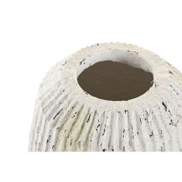 Vase Home ESPRIT Blanc Magnésium 28,5 x 28,5 x 32,5 cm