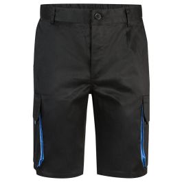 Velilla Bermuda Bicolor 103007 Negro/Celeste Sarga 65% Polyester 35% Algodón Talla 38 Precio: 20.4999996. SKU: B1C39VMY4R