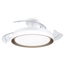 Ventilateur de Plafond avec Lumière Philips 929004081801 Blanc Doré (4000 K) (2700 K)