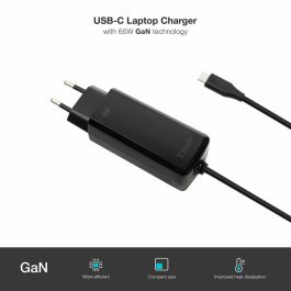 Chargeur mural TooQ TQLC-USBCGAN65PD-C Noir 65 W