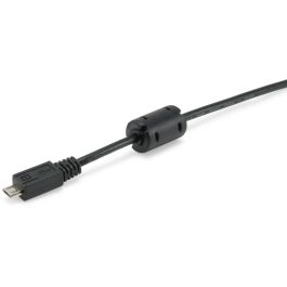 Equip Kabel USB-A 2.0 -> micro B St/St 1.80m Ferrit schwarz Polybeutel