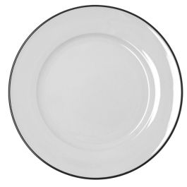 Plato Llano Porcelana Glacial Filo Bidasoa 30 cm (12 Unidades)