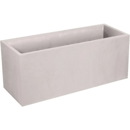 EDA - Jardinière Volcania 98 L, Intérieur/Extérieur, Décor Pierre, Dimensions 99,5 x 39 x H 43 cm, Beige Calcaire Precio: 111.42. SKU: B19BP3HM5Y