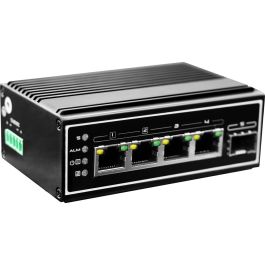 LevelOne IGP-0502 Switch Industriel Non-géré 4 Ports Gigabit Ethernet 4xPoE+ 120W