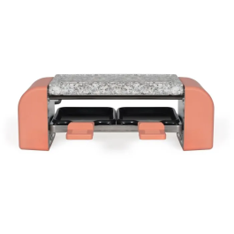 Livoo DOC306 Raclette électrique 2 personnes 450 W avec 2 poêlons antiadhésif sans PFAS, plateau en granit, 2 planches et spatules en bois d'acacia Precio: 47.448. SKU: B1AGPTY9F4