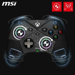 MSI S10-43G0130-C54 Manette de jeu sans fil et filaire pour Android, PC, Xbox One S, Xbox One X, Xbox Series S, Xbox Series X, USB 2.0