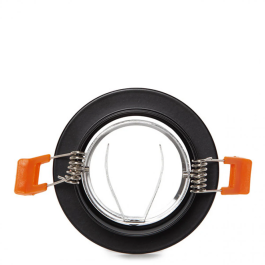 Downlight Circulaire GU10 Ø84mm Noir
