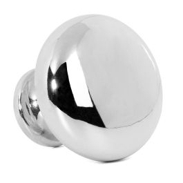 Viefe Pomo Zamak Modèle Duke Ø31mm Cromo, Nickel Brossé, Laiton Brossé Mate