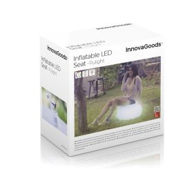 Siège gonflable avec LED multicolore et télécommande Pulight InnovaGoods