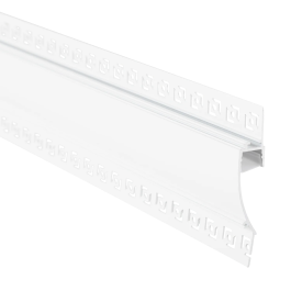 Profilé Aluminium 2 Mètres Intégration Murale Escayole/Pladur 18.5x15.5