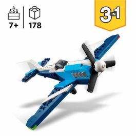 LEGO 31160 Avion 3 en 1 : Avion de course, Set de construction pour enfants 7 ans