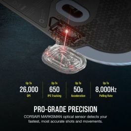 Corsair Souris Gaming M75 RGB Filaire Ambidextre Noire